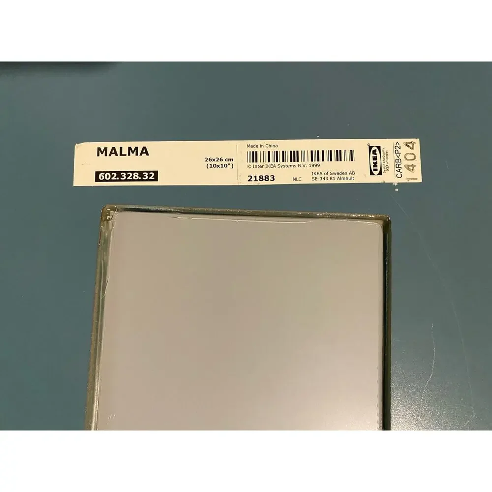 Keep Smiling Square Mirror, Ikea Malma, 10x10 square, Positivity, Self Love